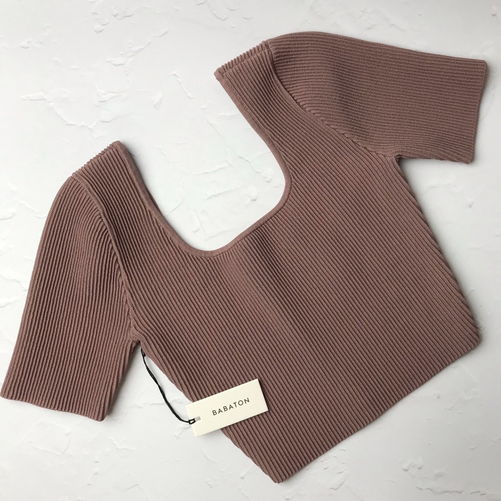 NWT Aritizia Babaton Sculpt Knit Top